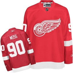 Stephen Weiss Detroit Red Wings Authentic Old Time Hockey Sawyer Hooded  Sweatshirt Jersey (Red)